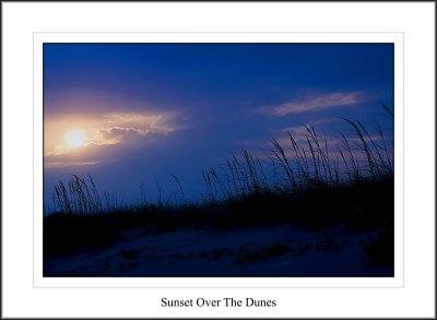 Sunset Over The Dunes