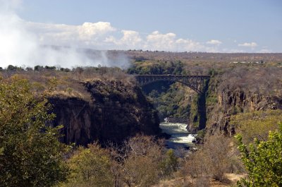 Le pont entre Zimbabwe et Zambie