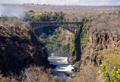 Le pont entre Zimbabwe et Zambie