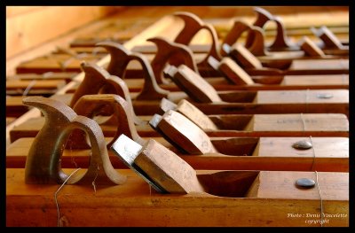 Old  wood tools