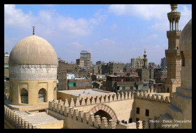 View from the Mosquee  Ibn Tulum, The City of Cairo