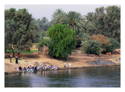 Dishwashing, bath, clothes washing. all in the Nile