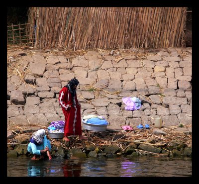 Everybody is near of the Nile ...  this is the only water they have !