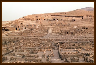 Here is Deir El-Medina ! A city for workers of King's Tombs !