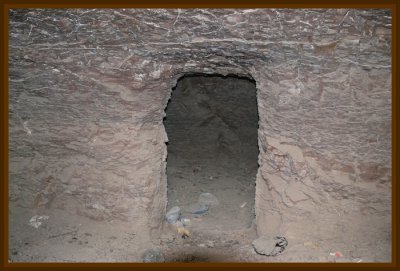 There is nothing than a .. hole !  But 300 years ago, it was a room ...