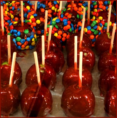 It is also the time for Sugar Candy Apples !