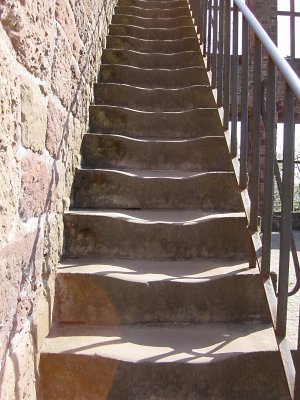Castle steps in the Eifel