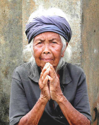 Remote Village, Balinese Woman