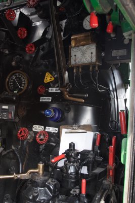 UP844 Cab from the engineer's side