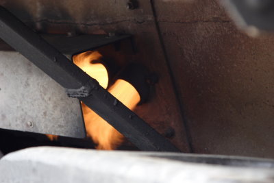 Up 844 on the side of the firebox