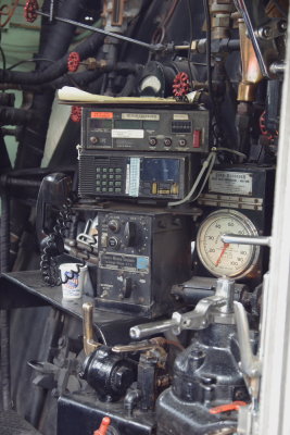 Cab view of SP4449 on the engineer's side