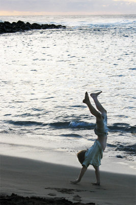 Young Gymnast on vacation
