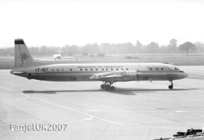 Ilyushin IL-18 LZ-BET Bulgarian Air Transport