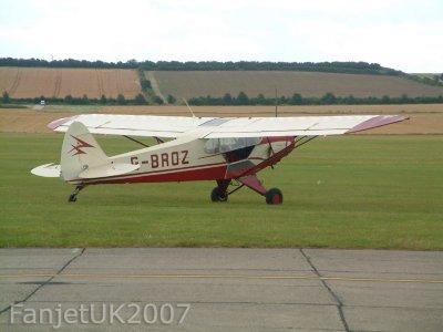 Piper PA18 Super Cub 150  G-BROZ