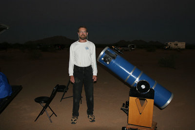 Tommy Ray Polakis with everything but an eyepiece.