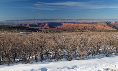 La Sal mountain drive view