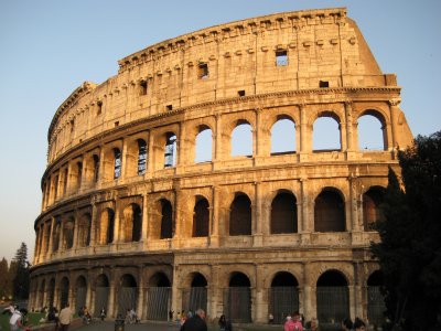 Colosseum's Intact Facade