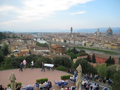 View from Piazza Michaelangelo
