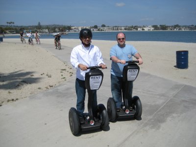 Suge and Extra try their hands at Segways