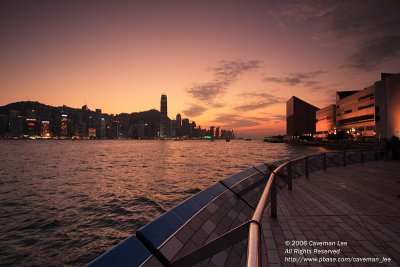 An evening in Victoria Harbour