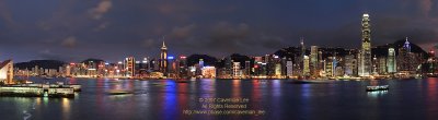 Hong Kong Pano at Night