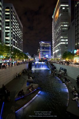 Cheonggye Plaza at Night