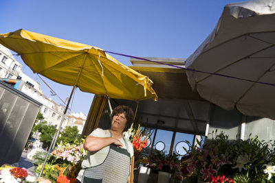 Flower Seller, Rossio, Lisbon #5373