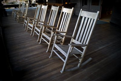Rocking Chairs, Mohonk Mountain House #1677