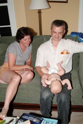 Jill & Steve needed a baby fix :-)