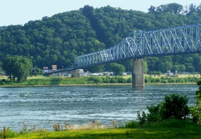 Ohio River at Milton, Kentucky.