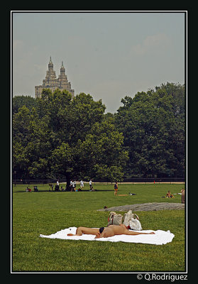 Central Park nude!