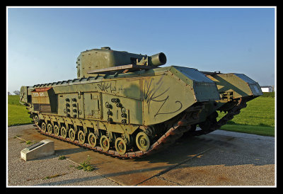 British Churchill tank, Courseuilles-sur-mer