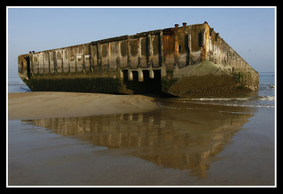 Mulberry port, Arromanches