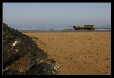 Mulberry port, Arromanches