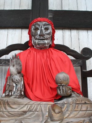 Old wooden status