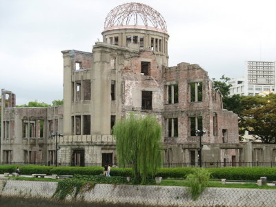A-bomb Memorial from across the river