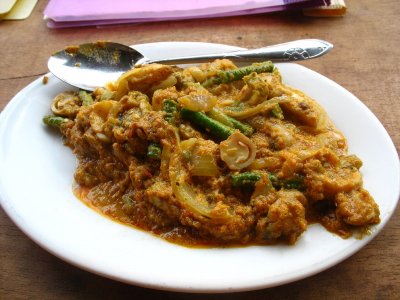 The first cambodian dish that I made during the class