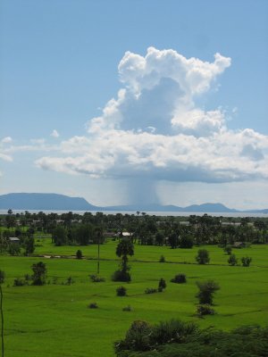 Gulf of Thailand and clouds