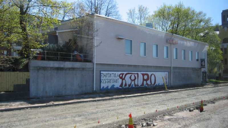 The Famous Restaurant Kairo in Kotka since 1879.  Dancing, Jazz, Theatre, and Gourmet Restaurant.  Rich in Atmosphere