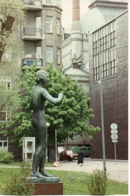 A Statue Behind the National Theatre