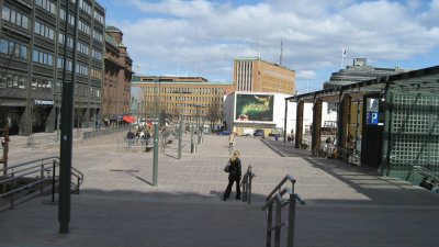 Kamppi, a view towards Mannerheimintie