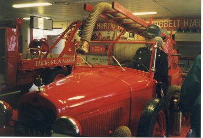 Fire Engine and Fireman, Museum, 1997