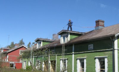 Washing the Roof