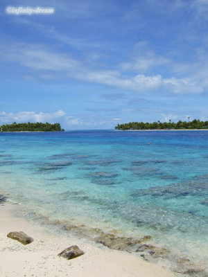 Blue sky, Blue water