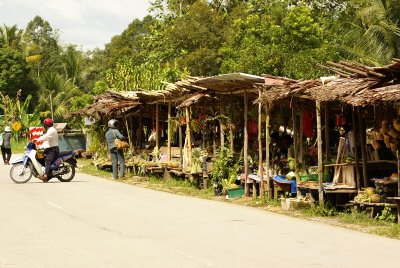 Local Produce Market On The Way To Serikin