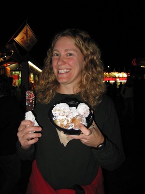 deep-fried oreos on the right