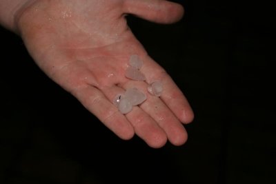 hailstorm arriving at Kruger Park