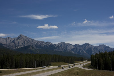 view from the Transcanada Highway