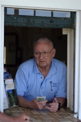 Trolly ticket seller