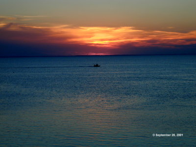 SPI Sunset with Fishermen